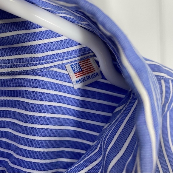 J. PRESS Men's Oxford Striped Buttondown Shirt 15.5-34 - Picture 4 of 5